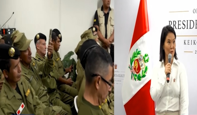 Keiko Fujimori recibe respaldo de excombatientes antiterrorismo rumbo a su próximo gobierno