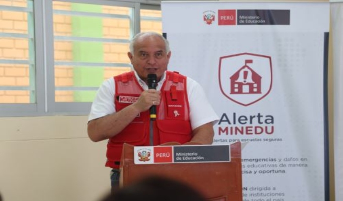 AlertaMinedu permitirá a escuelas informar incidencias por riesgos climáticos