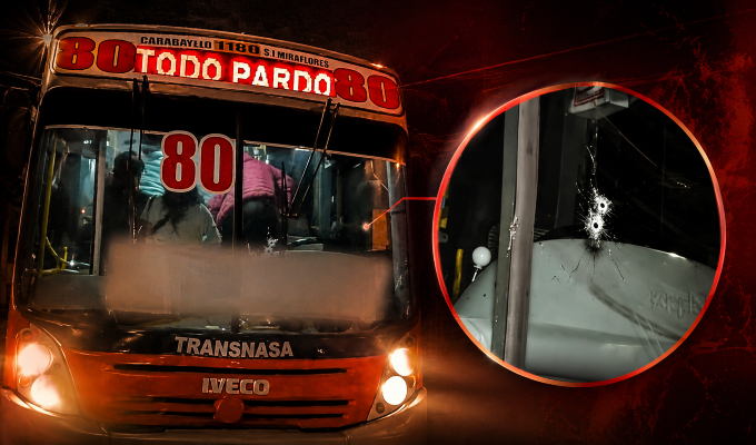 Balean bus de la empresa Nueva América en SJM: conductor resultó herido