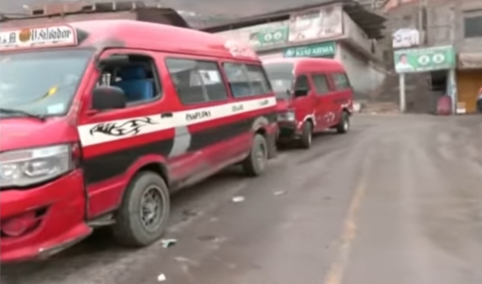 San Juan de Miraflores: amenazan de muerte a conductores de “Los Rojitos”