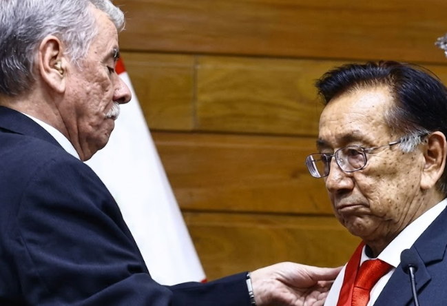 Presidente Balcázar afirma que entregará banda presidencial el 28 de julio