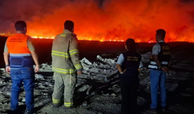 Incendio forestal consume más de 10 hectáreas de humedales en Áncash