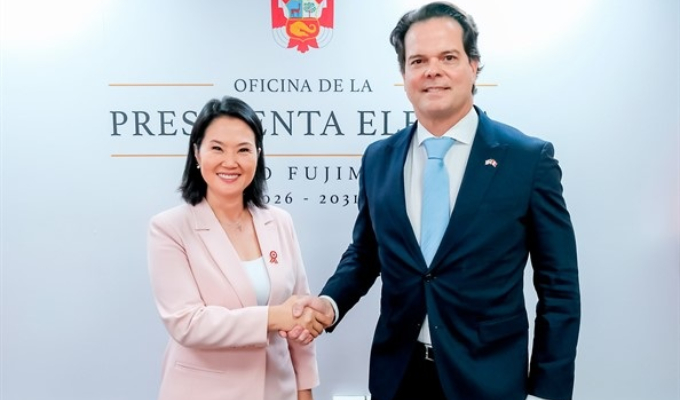 Embajador de EE.UU. destaca nuevo capítulo en relación bilateral tras reunirse con Keiko Fujimori