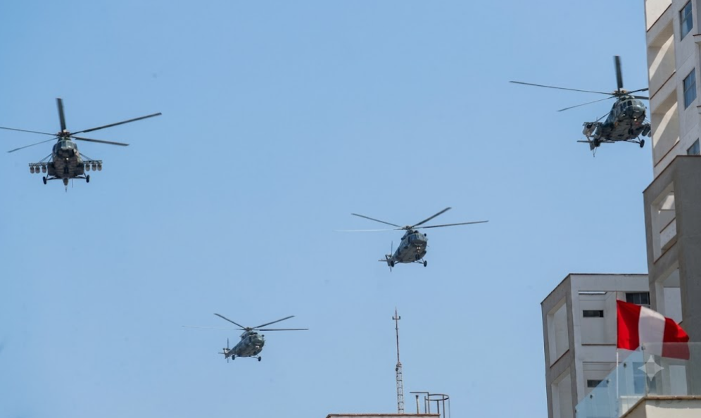Panamericana Televisión acompañó espectacular despliegue aéreo en la Gran Parada Militar