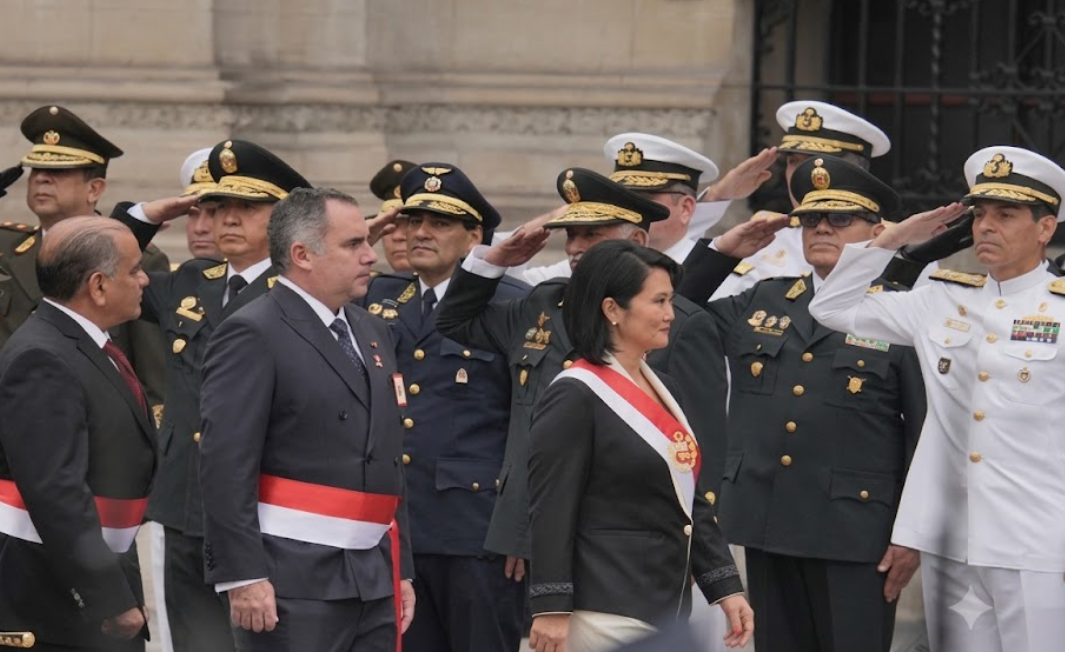 Keiko Fujimori se reunió con altos mandos de las Fuerzas Armadas y Policía Nacional