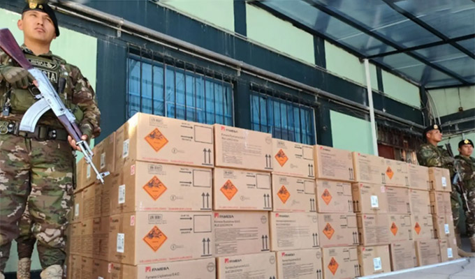 Decomisan más de 200 cajas con explosivos en el Cusco: material sería utilizado en la minería ilegal