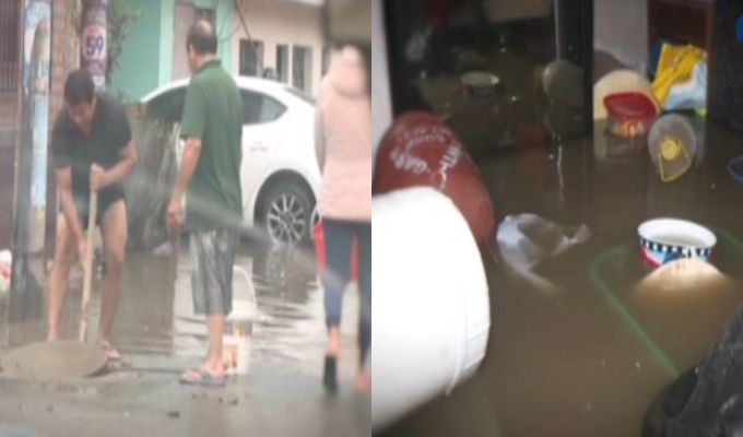 VES: llovizna inunda varias viviendas y vecinos piden ayuda