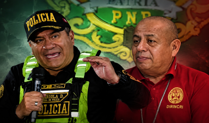¿Víctor Revoredo y Óscar Arriola dejarán sus cargos? Gobierno evalúa a altos mandos de la PNP