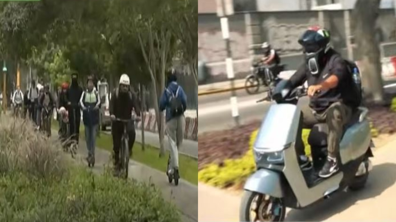 Multas a motos eléctricas por invadir ciclovías: falta personal que haga respetar normativa