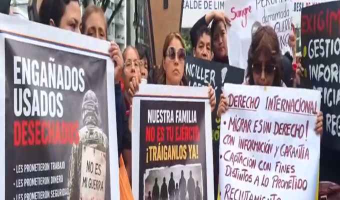 Familias denuncian que desconocen el paradero de compatriotas llevados a Rusia