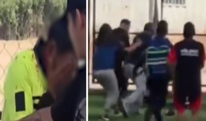 Golpean violentamente al árbitro en un torneo infantil en Arequipa