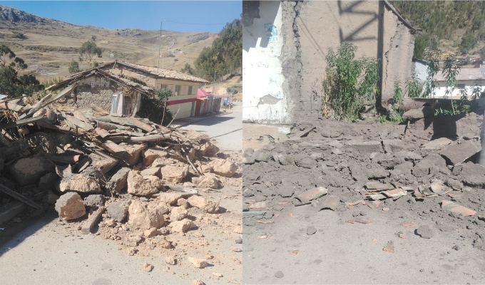 Sismo de magnitud 5.0 en Junín deja un herido y provoca caída de viviendas en Chongos Bajo