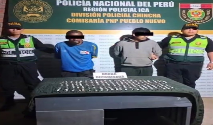 Operativo en Chincha permite capturar a presuntos microcomercializadores de droga