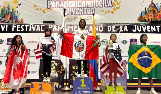Perú destaca en Panamericano de Ajedrez de la Juventud 2026: deportistas lograron 9 medallas