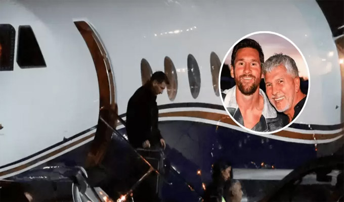 Lionel Messi: jugador llega esta noche a Argentina para asistir a los funerales de su padre