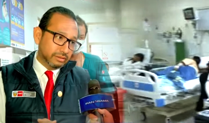 Ministro de Salud junto a Panorama confirmando la situación catastrófica: visita inopinada a dos hospitales que enferman