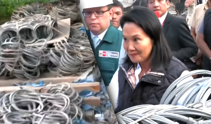 Keiko Fujimori en el cementerio de las geomallas: presidenta reacciona ante exclusiva de Panorama