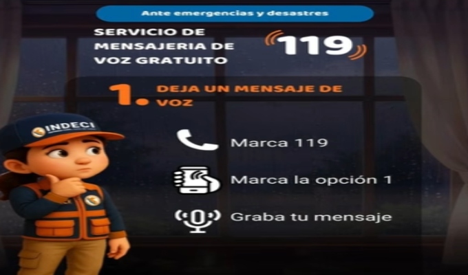 Línea 119: ¿cómo usarla para comunicarse durante una emergencia?