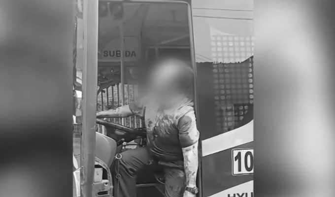 Conductor de la línea 91 es baleado tras salir de patio de maniobras