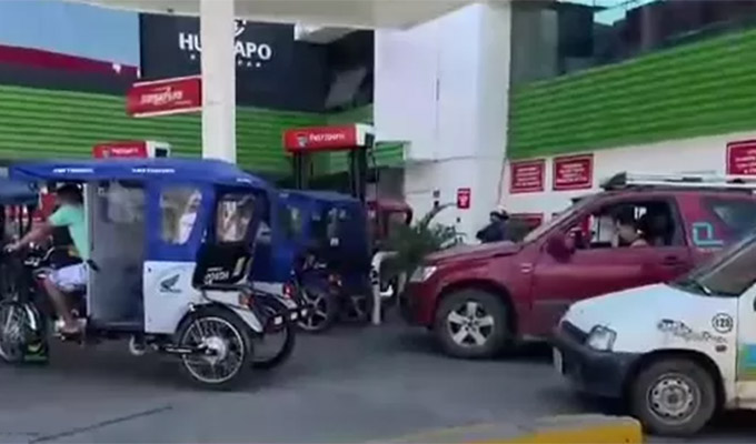 Pucallpa: transportistas levantan paro tras anuncio de subsidio focalizado a los combustibles
