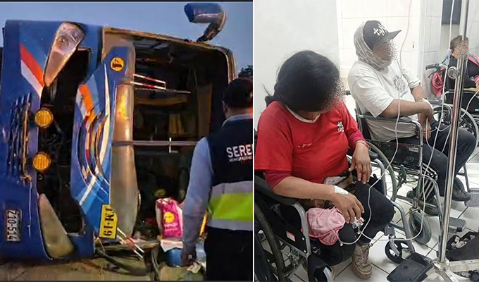 Camión impacta con ómnibus en Nasca: 31 personas resultaron heridas de distinta consideración