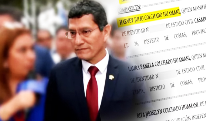 El documento incriminador de Harvey Colchado: Fiscalía pide 9 años de prisión para diputado de Ahora Nación