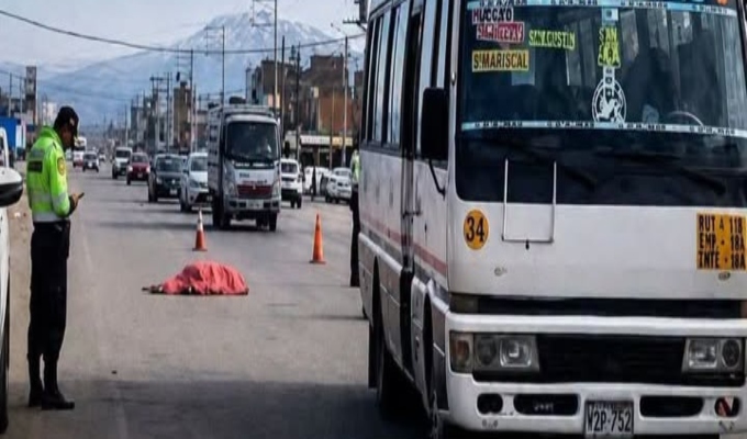 Estudiante pierde la vida en Huancayo durante su primer día como cobradora de transporte público