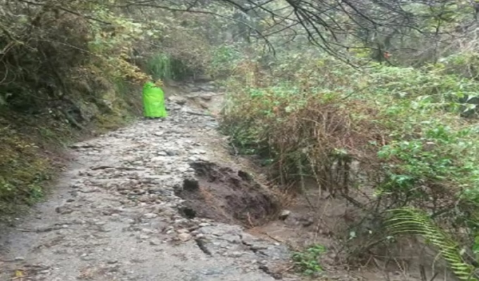 Machu Picchu: intensas lluvias obligan a suspender el ingreso al Camino Inca