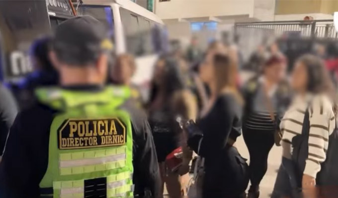 Cercado de Lima:  capturan a doce sujetos por delitos de explotación sexual