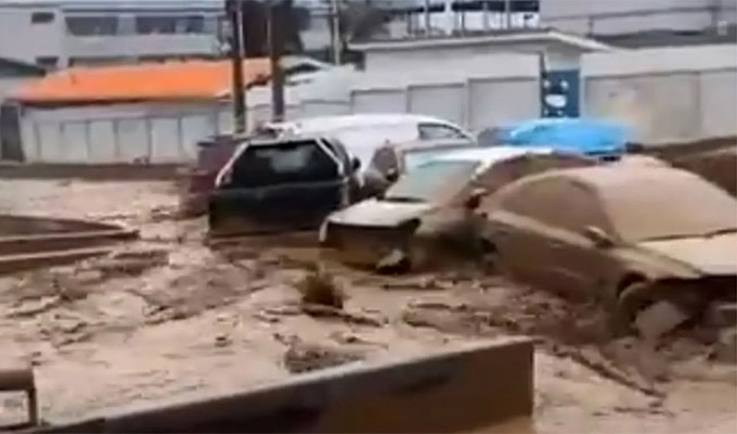 Gobierno chileno declara estado de excepción por catástrofe debido a las intensas lluvias