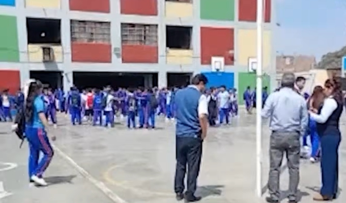 Ica suspende clases tras sismo de magnitud 7.2 registrado en Ayacucho
