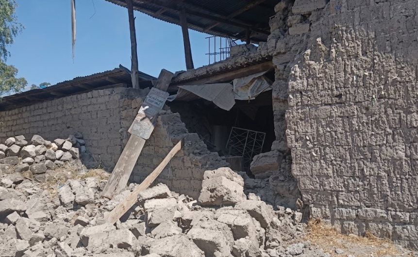 Sismo de magnitud 7,2 en Ayacucho dejó daños en viviendas y centros de salud