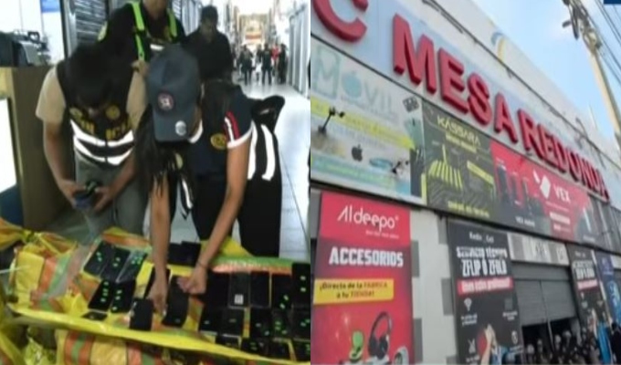 Incautan más de 1000 celulares de “Las Malvinas” en megaoperativo policial