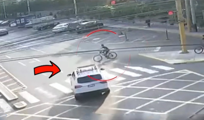 Familiares piden justicia: chofer arrolla a escolar que iba en bicicleta por una avenida de Surco