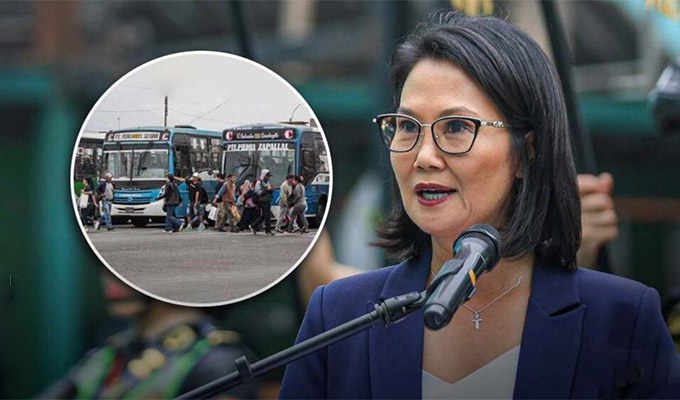 Presidenta Keiko Fujimori se reúne con dirigentes transportistas en la sede del Ministerio del Interior