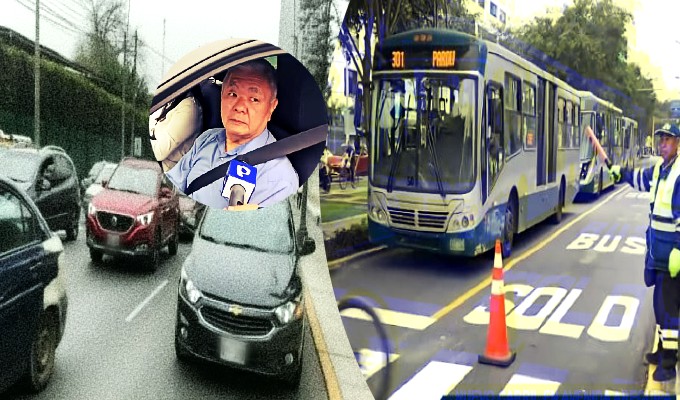 Plan piloto del carril bidireccional del Corredor Azul genera caos y tráfico en Petit Thouars