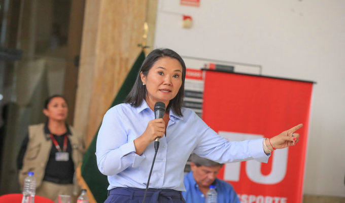 Keiko Fujimori pide a operadoras de telefonía sumarse a la lucha contra la criminalidad