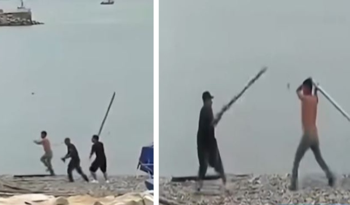Callao: pescadores se enfrentan con palos y piedras frente a parque
