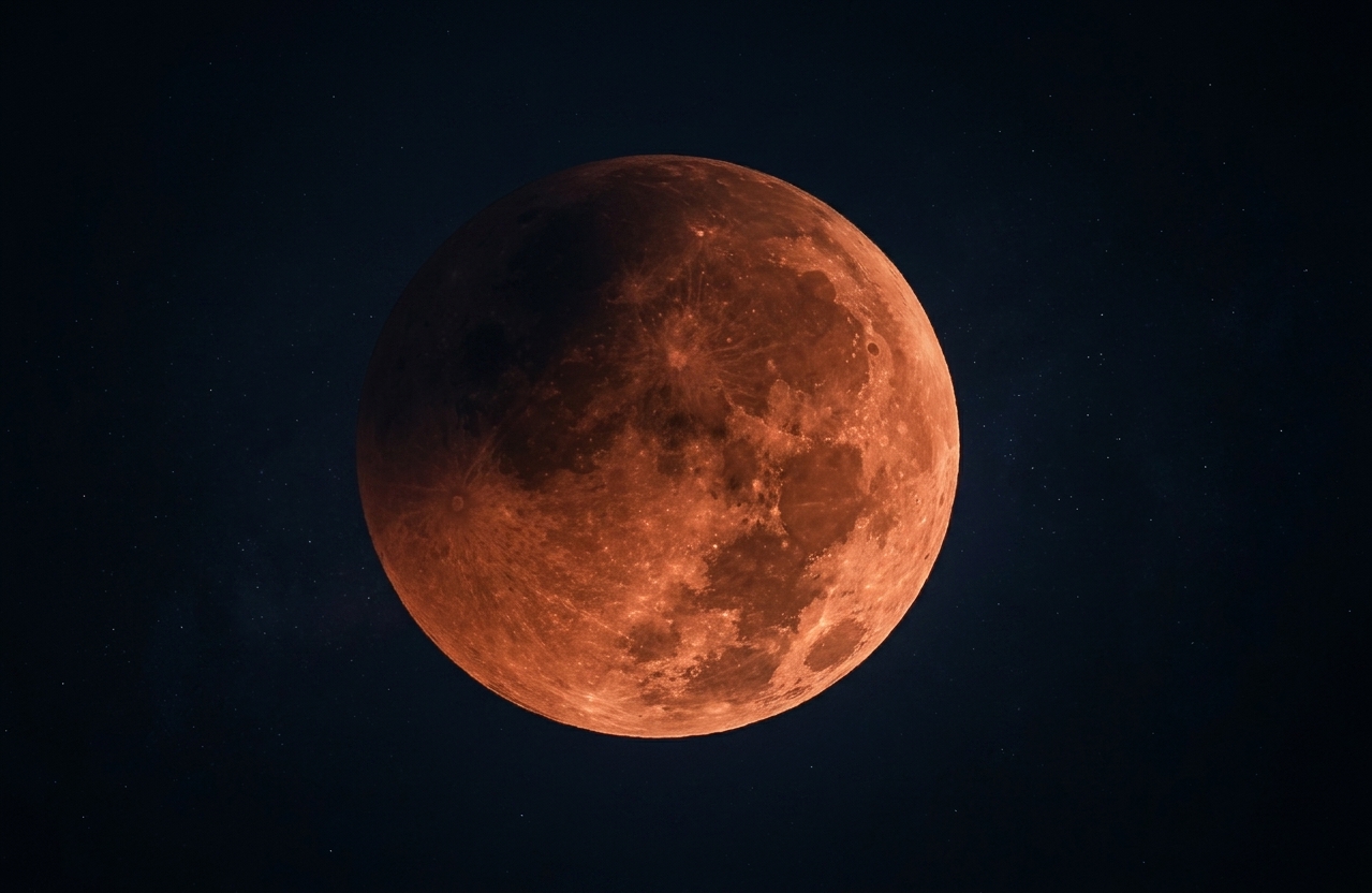 Así se observó el eclipse lunar desde Perú