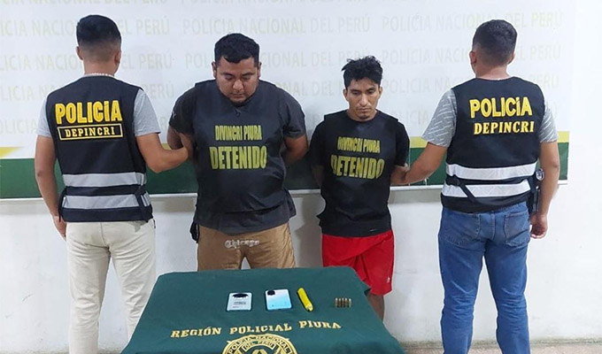 Piura: intervienen a dos sujetos que estarían vinculados con la extorsión al alcalde de Ayabaca