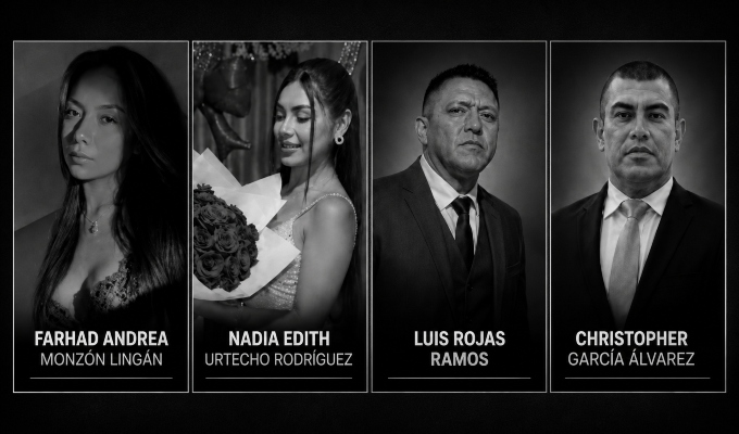 ¿Quiénes fueron las víctimas del cuádruple crimen en Trujillo?