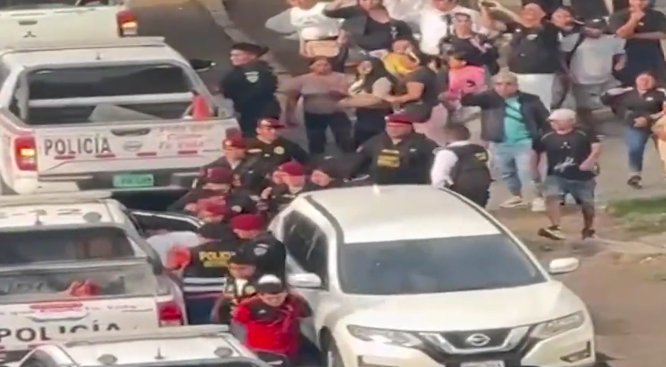 Así trasladaron a implicados en masacre y secuestro de empresario minero en Trujillo