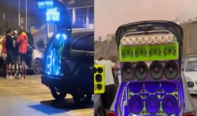 Denuncian competencias en moto con música a alto volumen en la playa Las Sombrillas