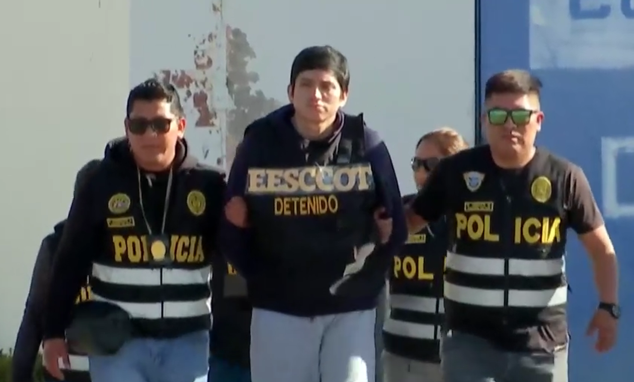 “Jhonsson Pulpo” llegó a Lima bajo fuerte resguardo policial