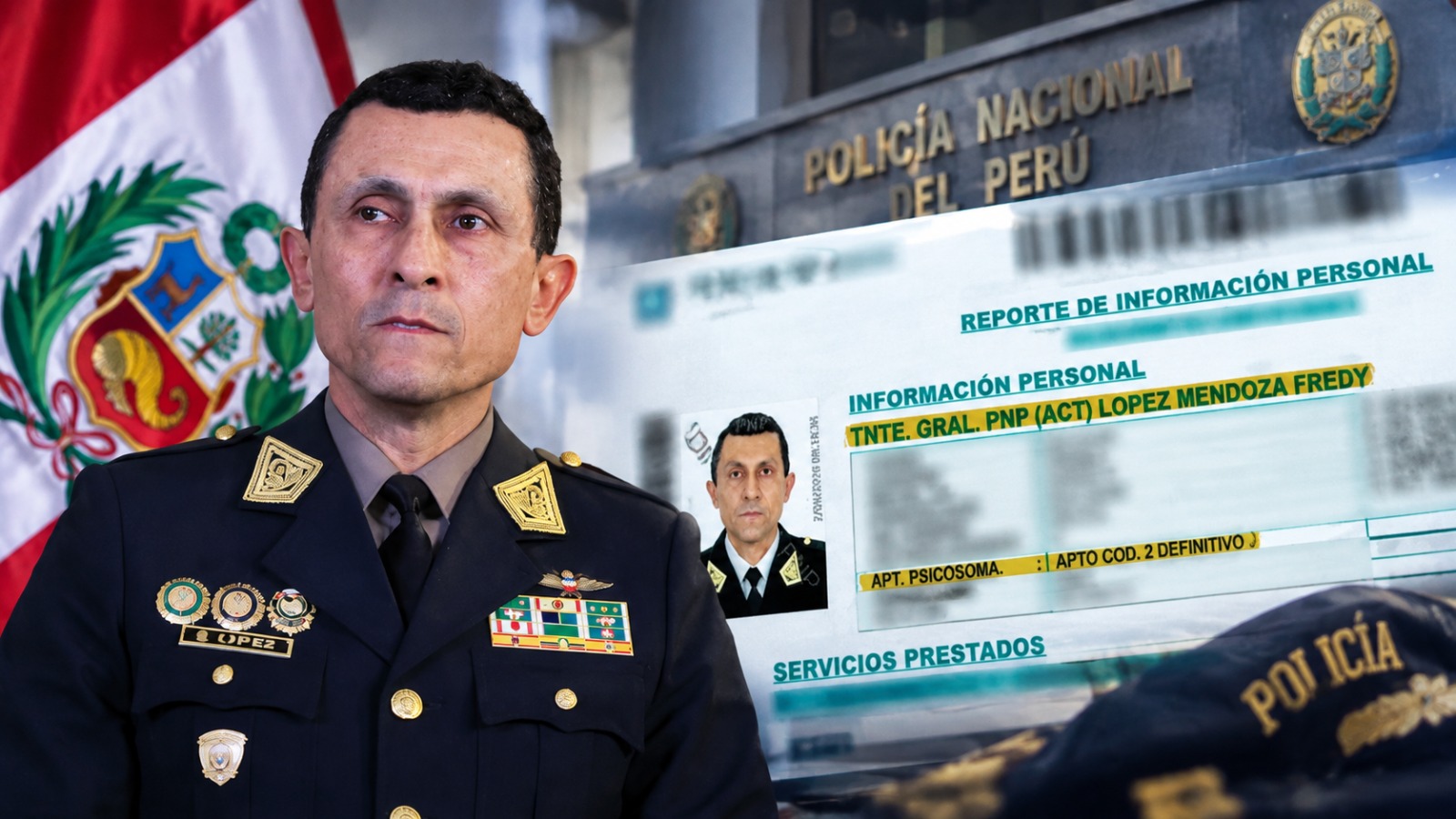 EXCLUSIVO: Nuevo comandante general de la PNP bajo la lupa por informe de aptitud médica