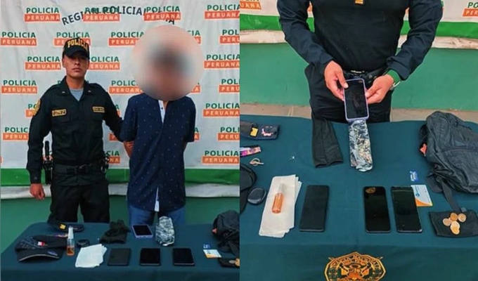 Robaba celulares en el Metropolitano: Policía captura a extranjero en estación Angamos