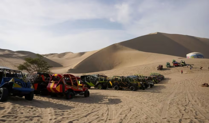 Huacachina: suspenden servicio de vehículos tubulares tras operativo de la Fiscalía