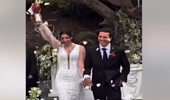 Mafer Neyra y Ernesto Cabieses celebran su boda rodeados de familiares y amigos