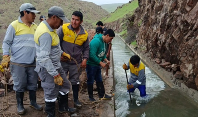 Arequipa: fuertes lluvias dejaron sin servicio de agua potable a unos 50 mil pobladores de Islay