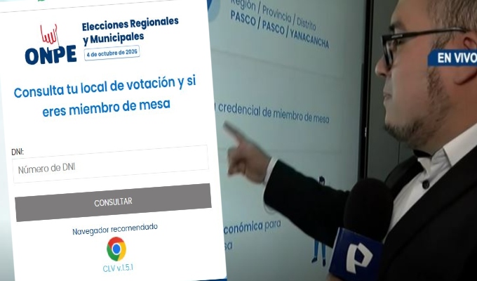 Sepa si es miembro de mesa y cuál su lugar de votación para estas elecciones